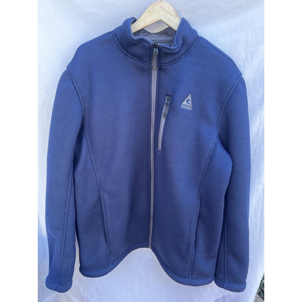 Gerry Basecamp Fleece Sherpa Lined Rib Knit Waffle Heavy Jacket Mens XL 1047676